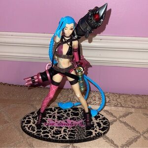 2013 RARE league of legends arcane jinx powder fishbones figure statue toy